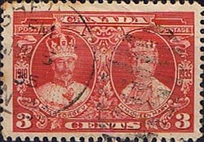 Canada 1935 SG 337 Silver Jubilee King George V and Queen Mary Fine Used