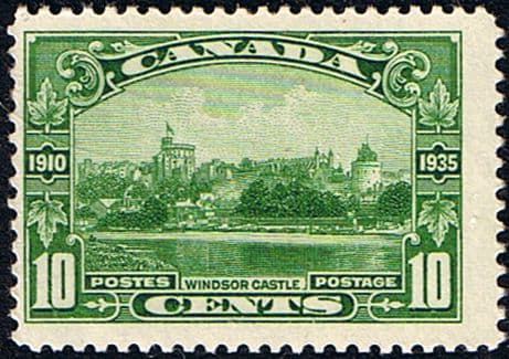 Canada 1935 SG 339 Silver Jubilee Windsor Castle Fine Mint