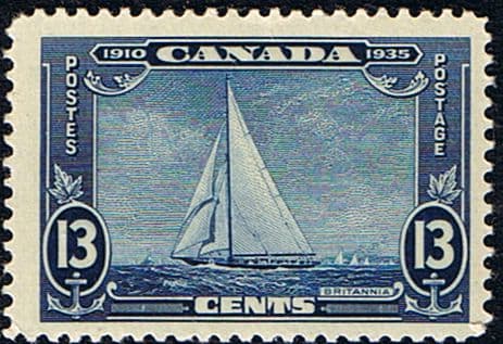 Canada 1935 SG 340 Silver Jubilee Royal Yacht Britania Fine Mint