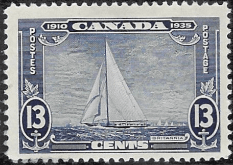Canada 1935 SG 340 Silver Jubilee Royal Yacht Britania Fine Mint