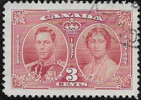 Canada 1937 King George VI Coronation SG 356 Fine Used