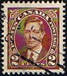 Canada 1937 SG 358 George VI Head Fine Used