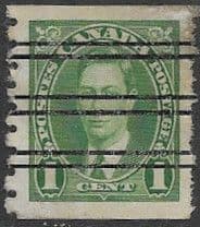 Canada 1937 SG 368 King George VI Coil Stamp Fine Used