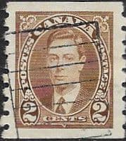 Canada 1937 SG 369 King George VI Coil Stamp Fine Used