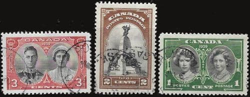 Canada 1939 Royal Visit Set Fine Used