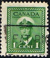 Canada 1942 SG 375 King George in Naval Uniform Fine Used