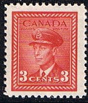 Canada 1942 SG 377 King George in Naval Uniform Fine Mint