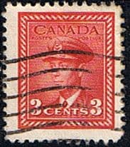 Canada 1942 SG 377 King George in Naval Uniform Fine Used