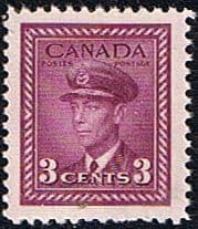 Canada 1942 SG 378 King George in Naval Uniform Fine Mint