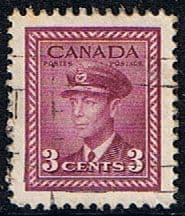 Canada 1942 SG 378 King George in Naval Uniform Fine Used