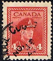 Canada 1942 SG 380 King George in Naval Uniform Fine Used