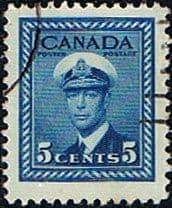Canada 1942 SG 381 King George in Naval Uniform Fine Used