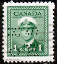Canada 1942 SG O137 Official Overprint O.H.M.S Perforated Fine Used