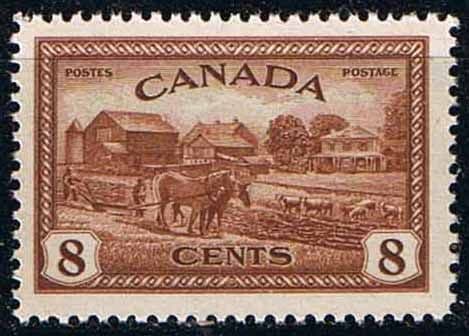 Canada 1946 SG 401 Ontario Farm Scene Fine Mint