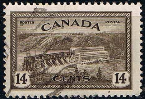 Canada 1946 SG 403 St Maurice Power Station Fine Used