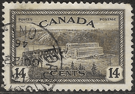 Canada 1946 SG 403 St Maurice Power Station Fine Used