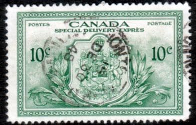Canada 1946 SG S15 Special Delivery Peace Fine Used