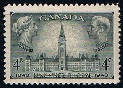 Canada 1948 SG 411 Victoria George VI and Parliment Building Fine Mint