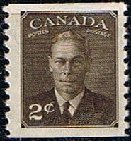Canada 1949 SG 420a King George VI Coil Stamp Fine Used
