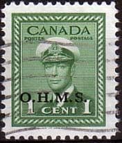 Canada 1949 SG O162 Official Overprint O.H.M.S Fine Used