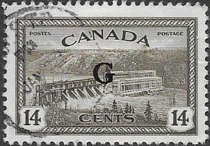 Canada 1950 SG O186 Official Overprint Fine Used