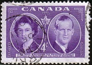 Canada 1951 Royal Visit Fine Used