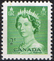 Canada 1953 SG 451 Queen Elizabeth Karsh Fine Mint