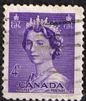 Canada 1953 SG 453 Queen Elizabeth Karsh Fine Used