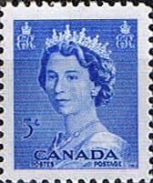 Canada 1953 SG 454 Queen Elizabeth Karsh Fine Mint