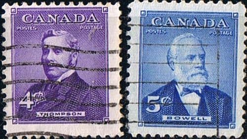 Canada 1954 Prime Ministers Set Fine Used