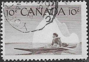 Canada 1955 Eskimo Hunter SG 477 Fine Used