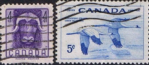 Canada 1955 National Wild Life Week Set Fine Used