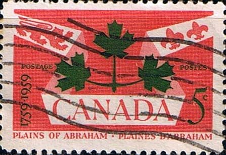 Canada 1959 Battle of Plains of Abraham Fine Used
