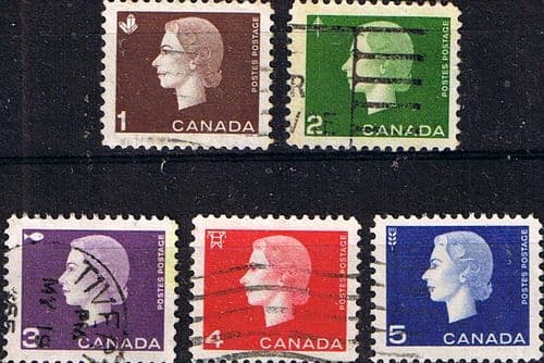 Canada 1962 Queen Elizabeth II and industry symbols Set Fine Used