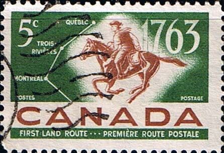 Canada 1963 Quebec-Trois-Riuieres-Montreal Postal Service Fine Used