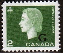 Canada 1963 SG O209 Official Overprint "G" Fine Mint