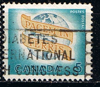 Canada 1964 Peace on Earth Fine Used