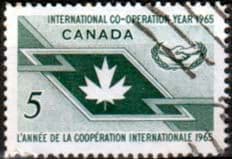 Canada 1965 International Co-operation Year SG 562 Fine Used