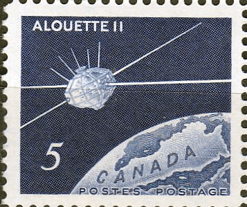 Canada 1966 Launching of Canadian Satellite Fine Mint