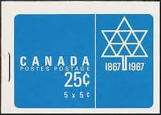 Canada 1967 Canadian Booklet SB 60 Fine Mint