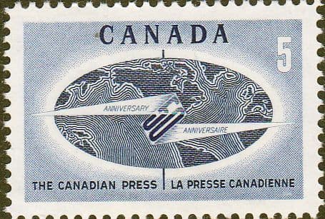 Canada 1967 Canadian Press SG 615 Fine Mint