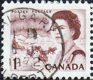 Canada 1967 Queen Elizabeth Head SG 579p Fine Used