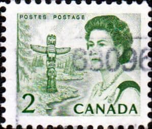 Canada 1967 Queen Elizabeth Head SG 580p Fine Used