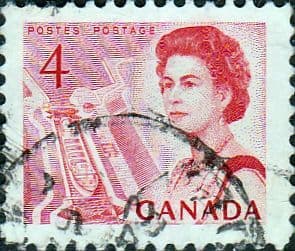 Canada 1967 Queen Elizabeth Head SG 582 Fine Used