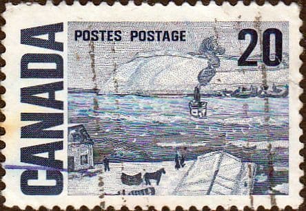 Canada 1967 Queen Elizabeth Head SG 587 Fine Used