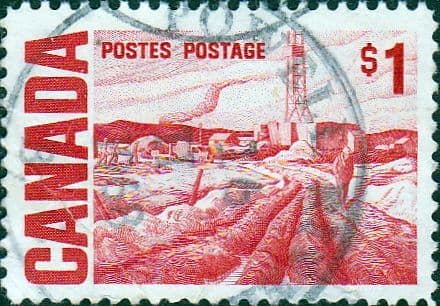 Canada 1967 Queen Elizabeth Head SG 590 Fine Used