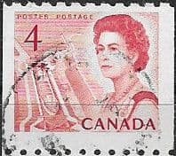 Canada 1967 Queen Elizabeth Head SG 592 Coil Stamp Fine Used
