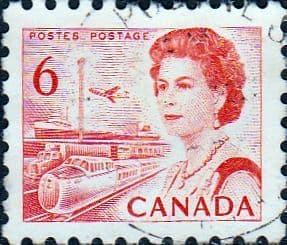 Canada 1967 Queen Elizabeth Head SG 601 Fine Used