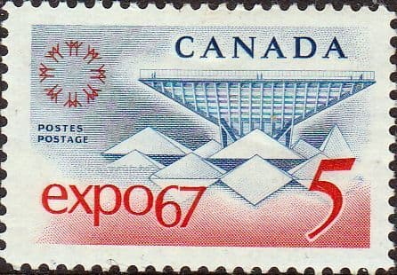 Canada 1967 World Fair Expo SG 611 Fine Mint