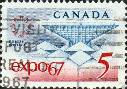 Canada 1967 World Fair Expo SG 611 Fine Used